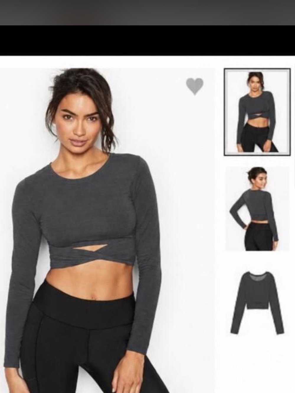 Victoria sport crop top